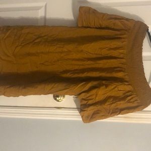 Mustard dress